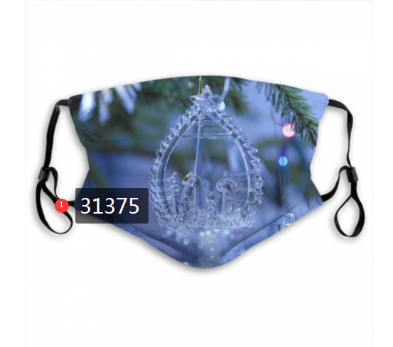 2020 Merry Christmas Dust mask with filter 48